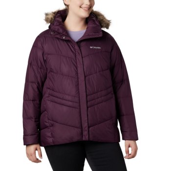 Columbia Peak to Park Insulated Plus Size, Chamarras Negros Rosas Para Mujer | 463981-ATV